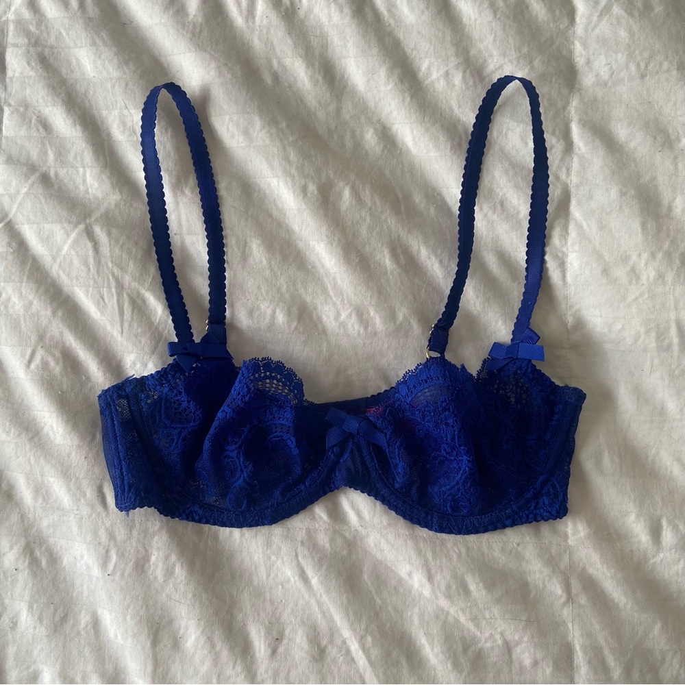 Agent Provocateur Blue Lace Bra